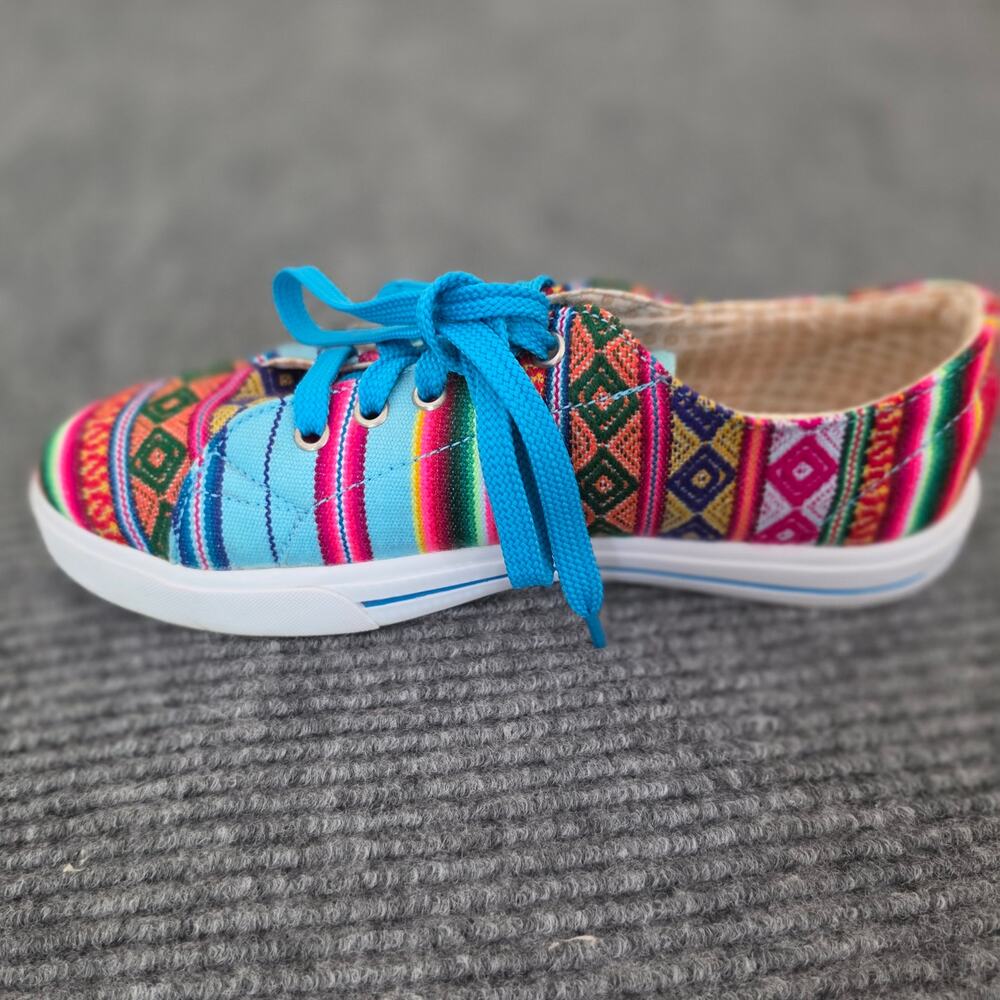 Inkkas Bluebird Peruvian Low-Top Multicolor Lace-Up  Sneakers Women's 8/Men's 6 - Picture 7 of 10